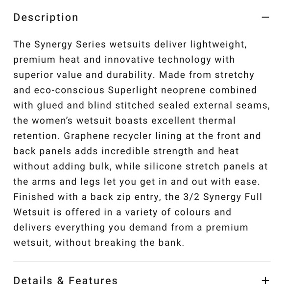 Women’s billabong synergy wetsuit 3/2 mm size 6 - Picture 15 of 16